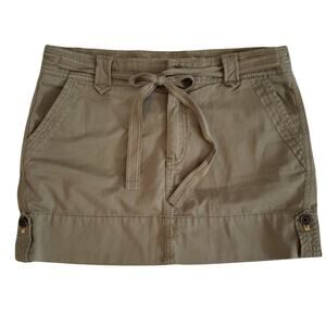 Gap Olive Military 100% Cotton Khaki Skirt